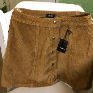 Short Olive Skirt